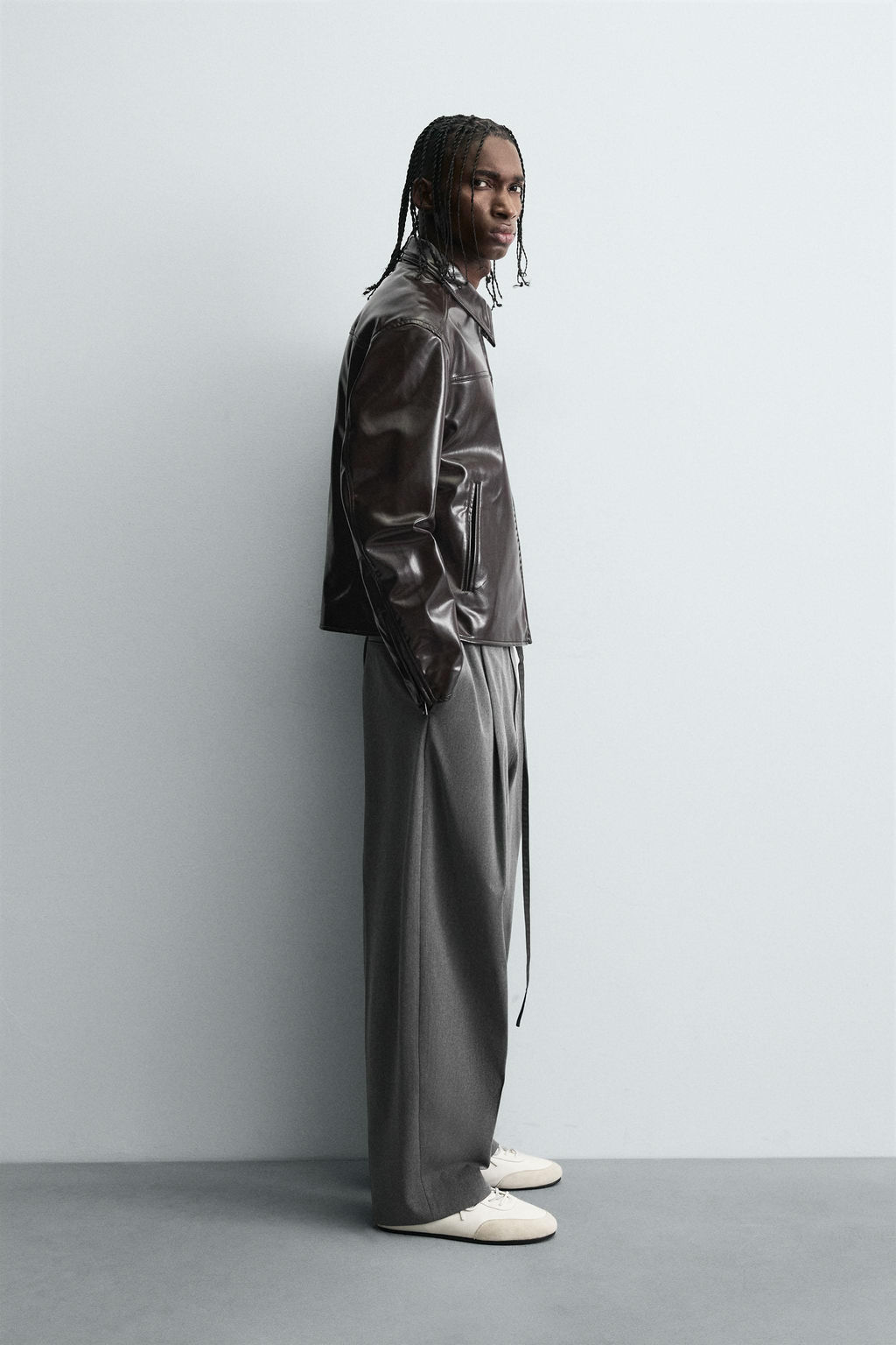 VINYL FINISH JACKET - Zara фото 4