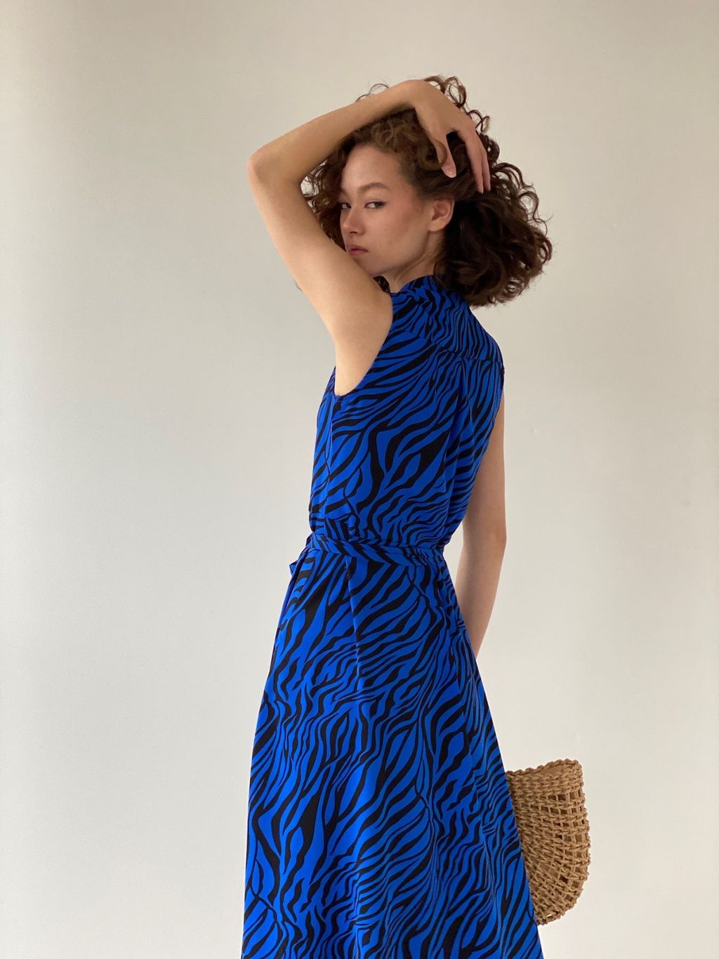 Платье, как из к/ф Красотка, синее с принтом - Martichelli фото 10