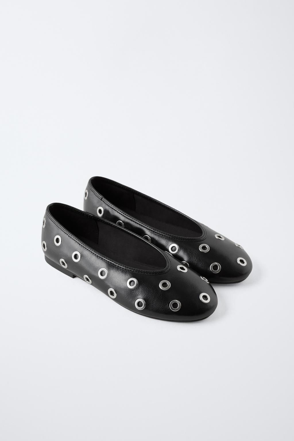 STUDDED BALLERINAS - Zara фото 2