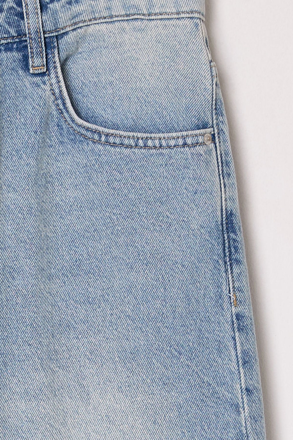 TRENDYOL MAN Mavi Eskitme Efektli Baggy Fit Jeans Kot Pantolon TMNSS25JE00007 - Trendyolmilla фото 6