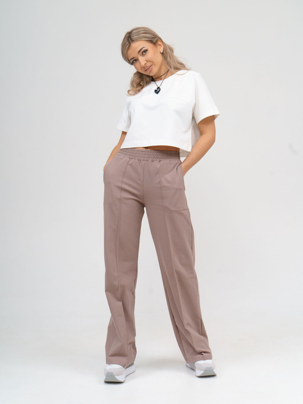 889 Брюки "Капучино"