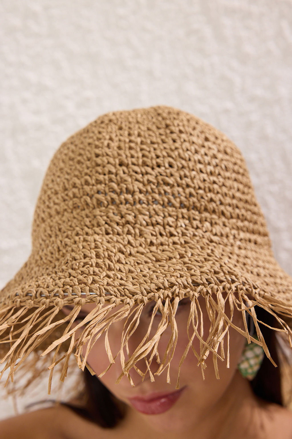 Bej Puskul Plaj Sapka TBESS25SP00000 - Trendyolmilla фото 2