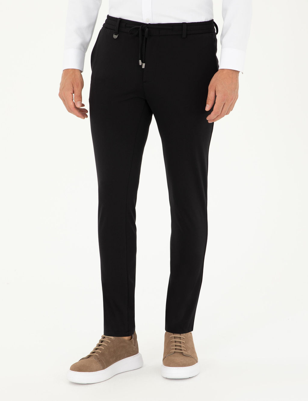 Siyah Klasik Jogger Pantolon - Pierre cardin фото 2