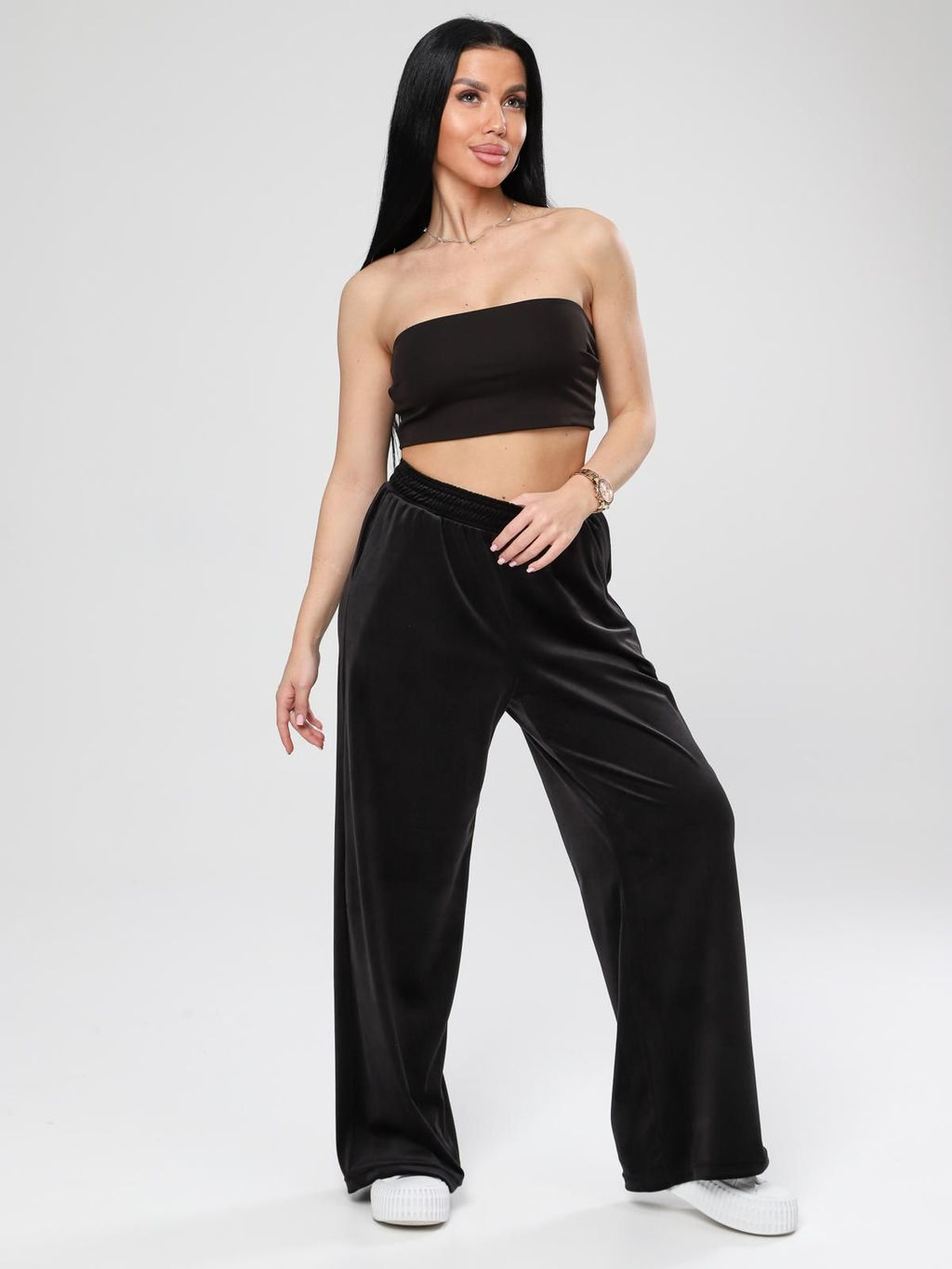 IV-CAPRIZ Марлена - брюки из велюра с лайкрой  фото 18