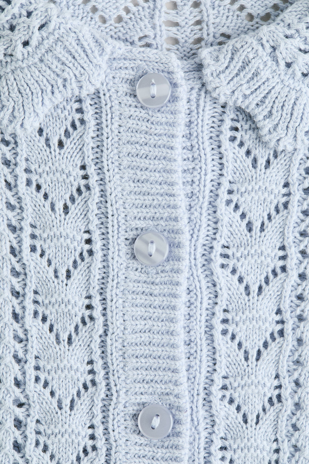 C?rdigan de manga corta efecto crochet - H&m фото 3