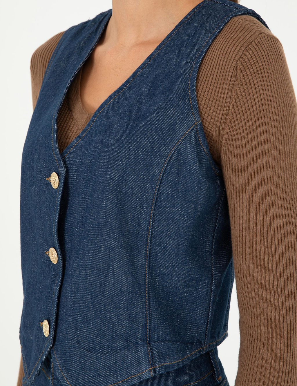 _ndigo Slim Fit Yelek - Pierre cardin фото 7