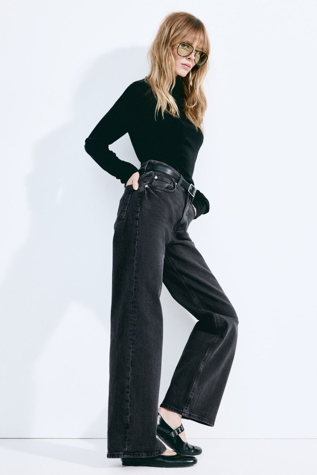 Wide High Jeans - H&m фото 9