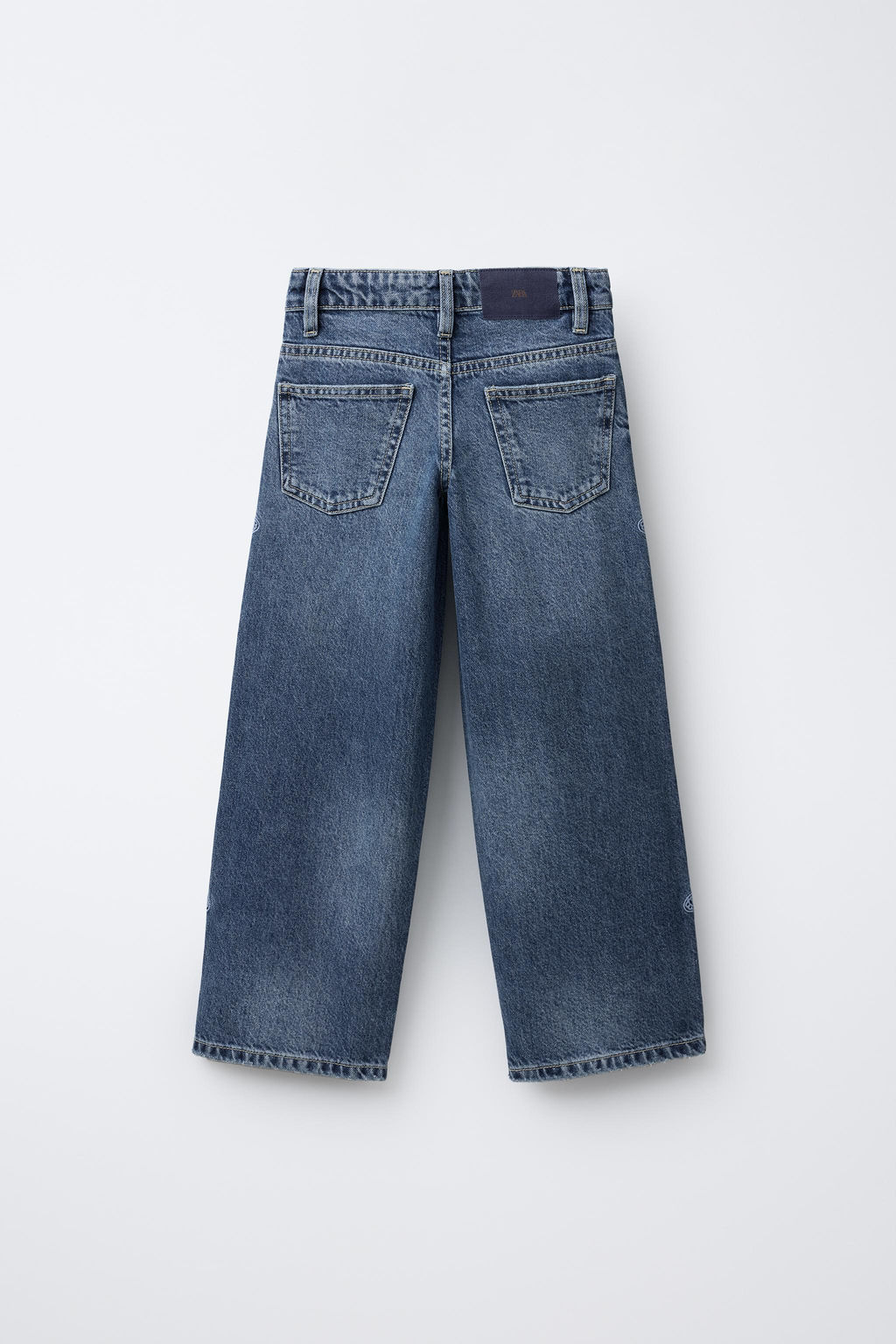 WIDE-LEG JEANS WITH BUTTERFLIES - Zara фото 2
