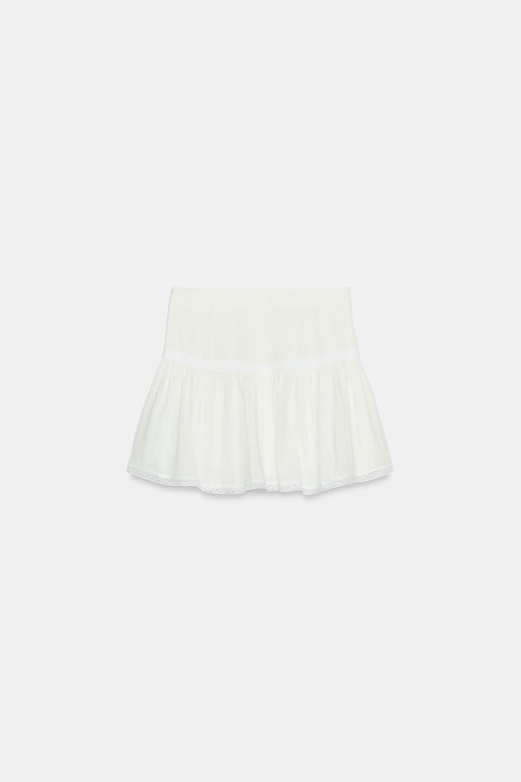 FALDA PANTAL?N ROM?NTICA ENTREDOSES / Crudo - Zara фото 7
