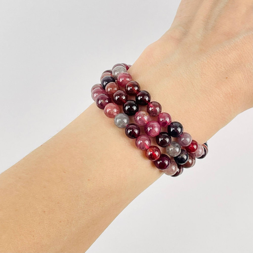 Бусины для украшений из Шпинели микс (56 бусин) 39 см