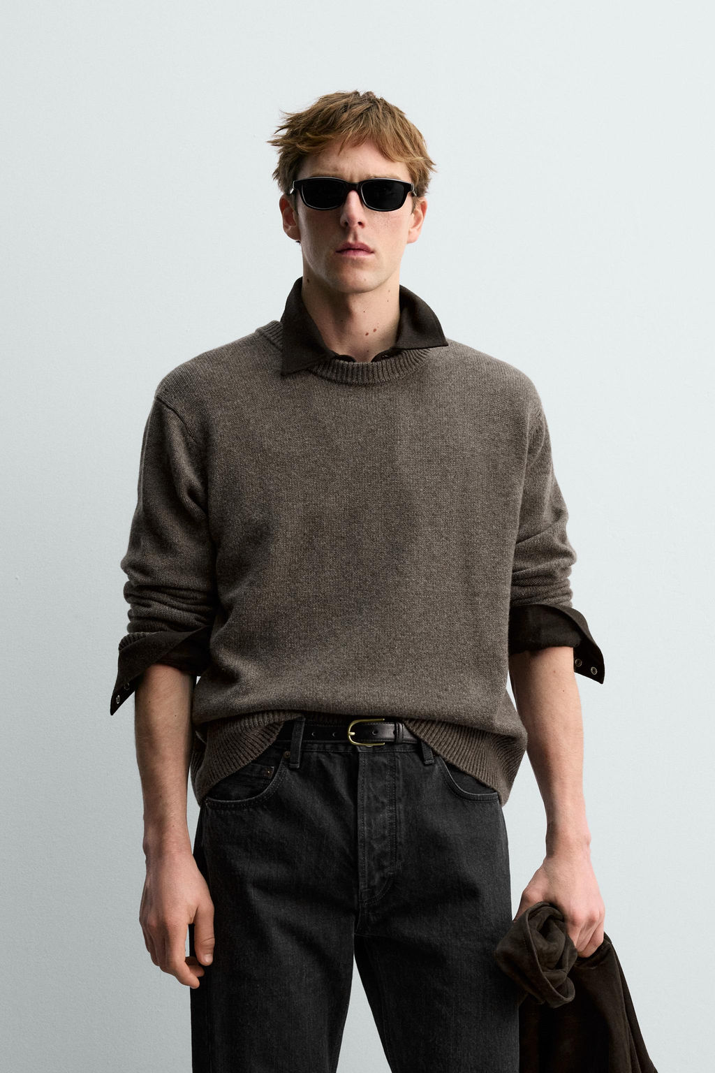 JERSEY LANA - CASHMERE AARON LEVINE X ZARA / Marr?n / Topo фото 2