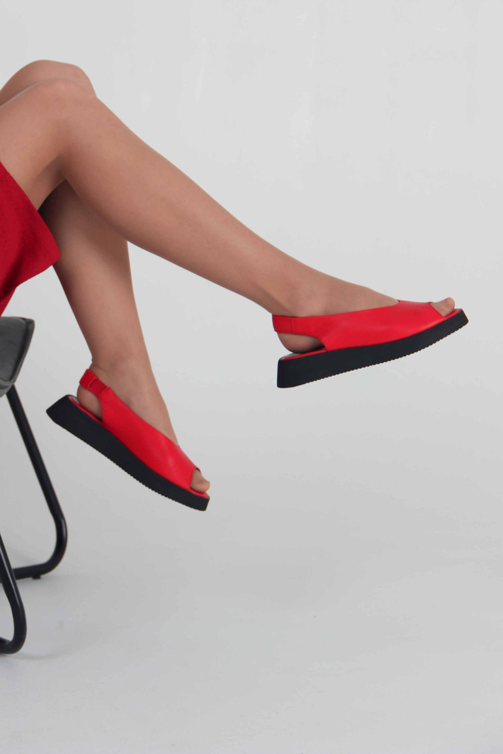 Босоножки 1019.Flexbl. red