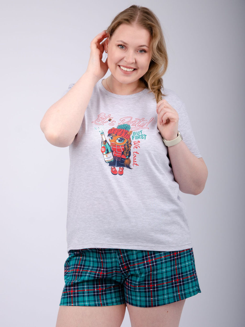 Пижама "Маруся" шорты, трикотаж