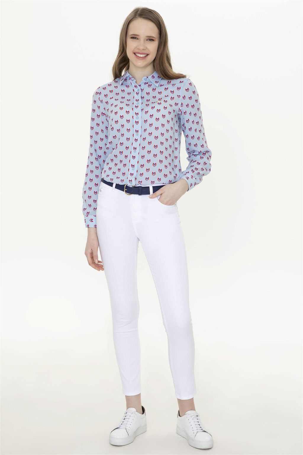 U. S. Polo Assn Женские белые брюки - U.s. polo assn фото 7