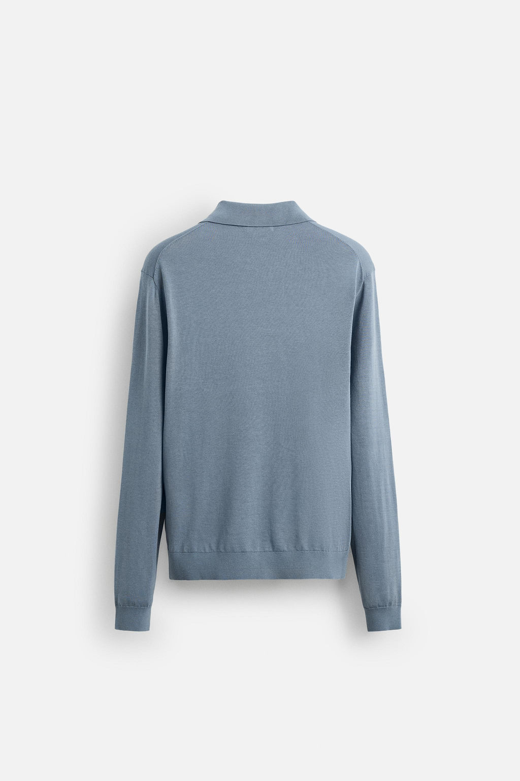 COTTON BLEND KNIT POLO SHIRT - Zara фото 7