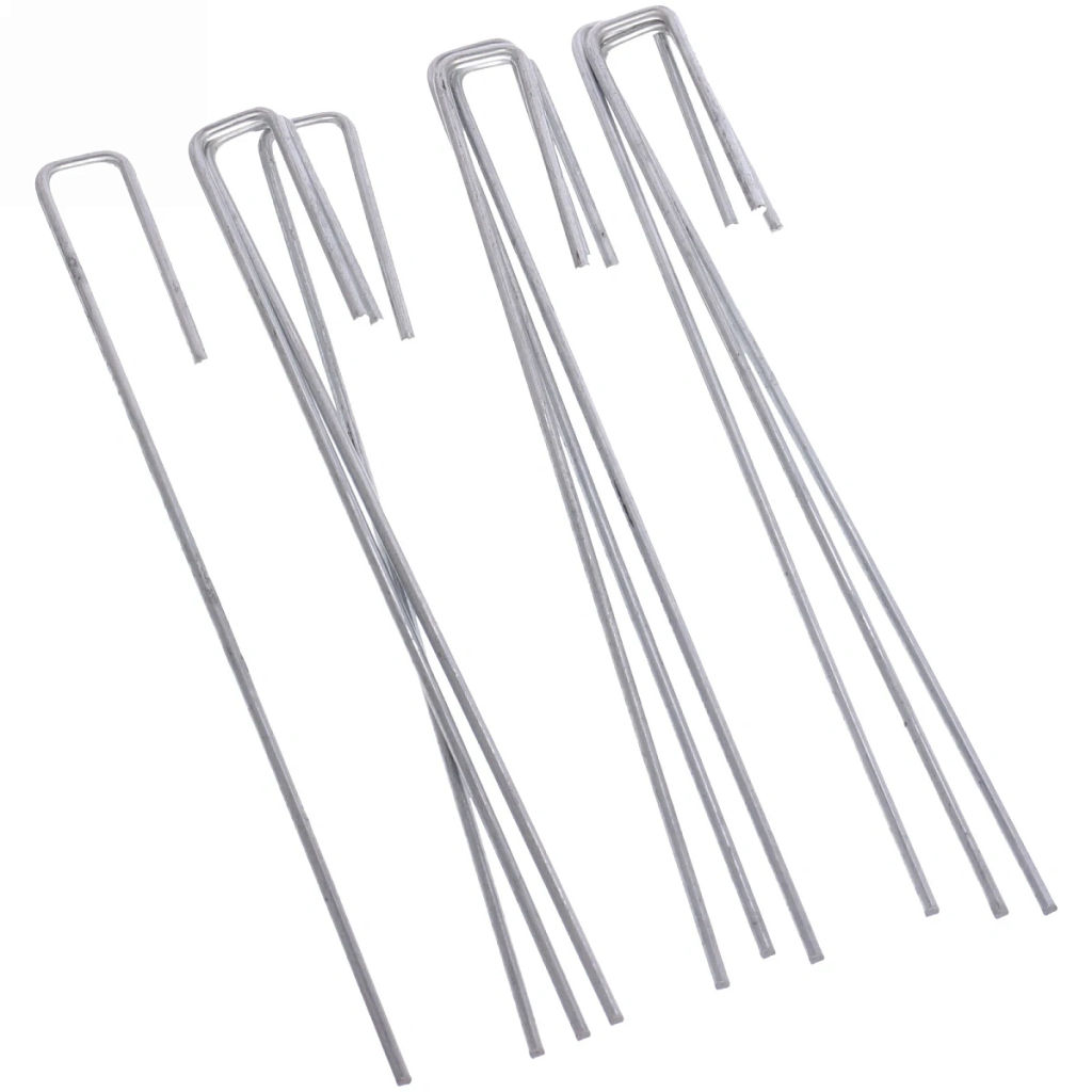 Цена за 3 шт. Скоба Г-образная для крепления укрывного материала и пленки h-20см (1ком=10шт)