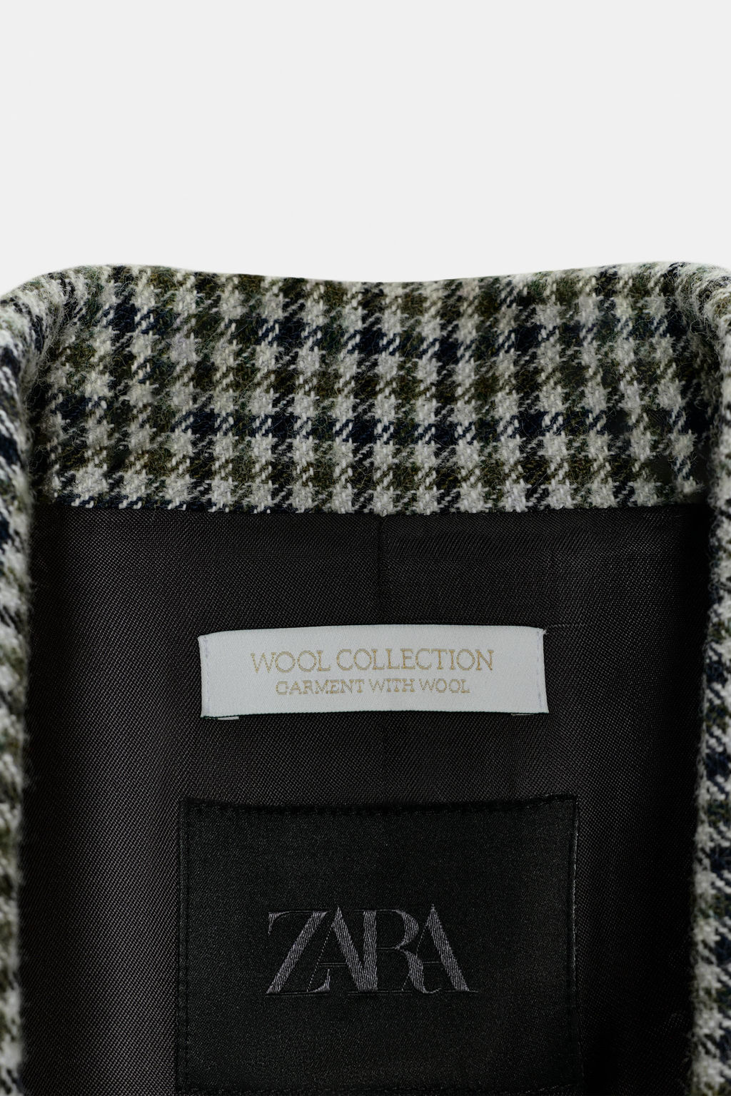 ASYMMETRIC CHECK BLAZER WITH WOOL ZW COLLECTION LIMITED EDITION - Zara фото 10