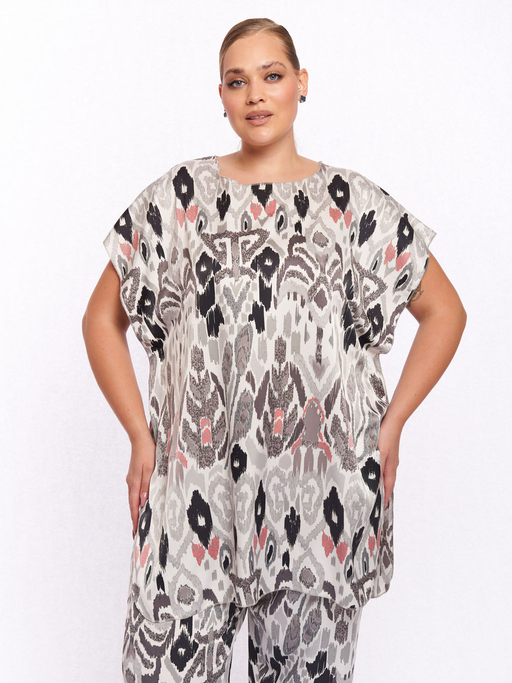 Атласная туника ZTU11737MLC23 - Артесса фото 9