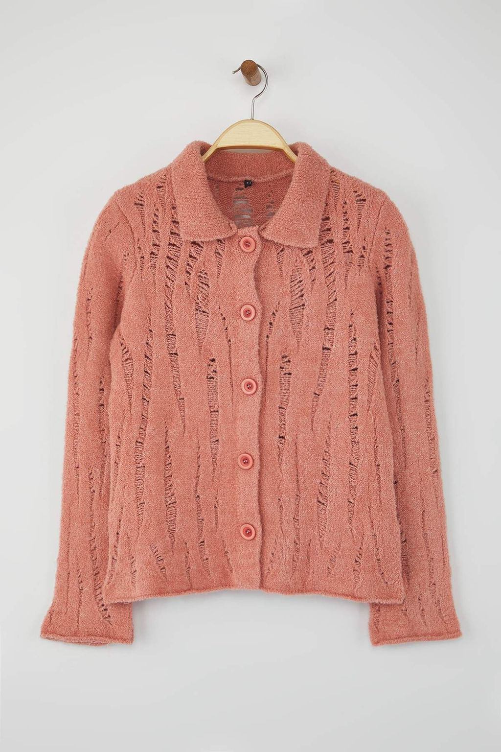 Indigo Fitted/Vucuda Oturan Buklet Iplikli Triko H?rka TWOAW26HI00192 - Trendyolmilla фото 5