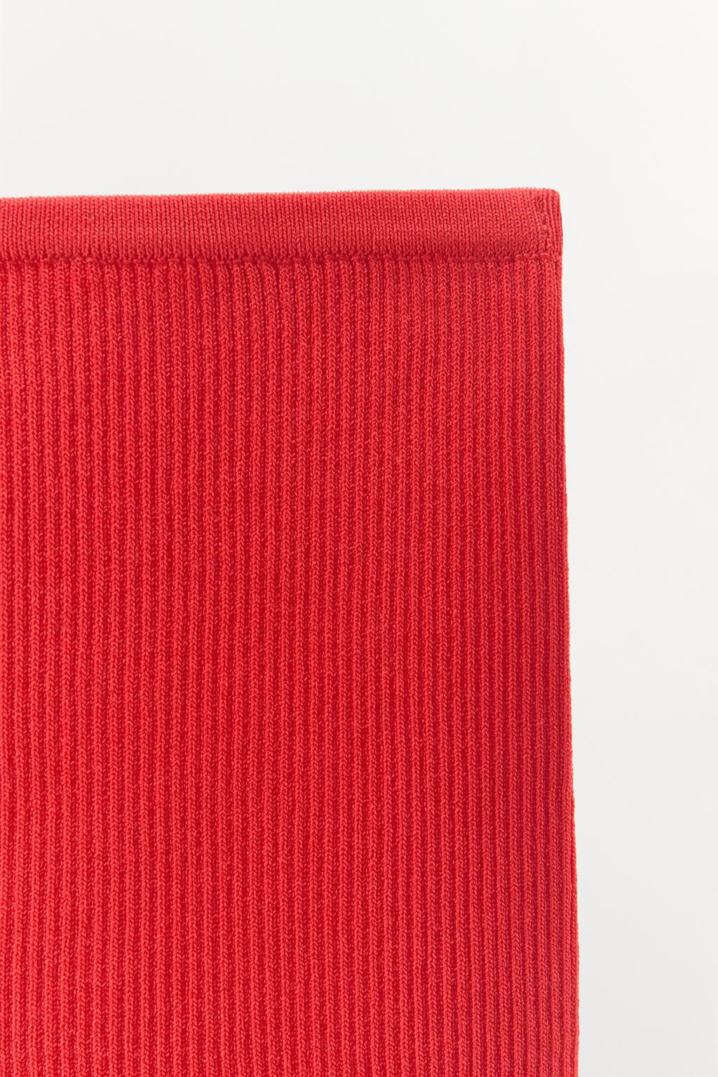 RIB KNIT SHORTS - Zara фото 5