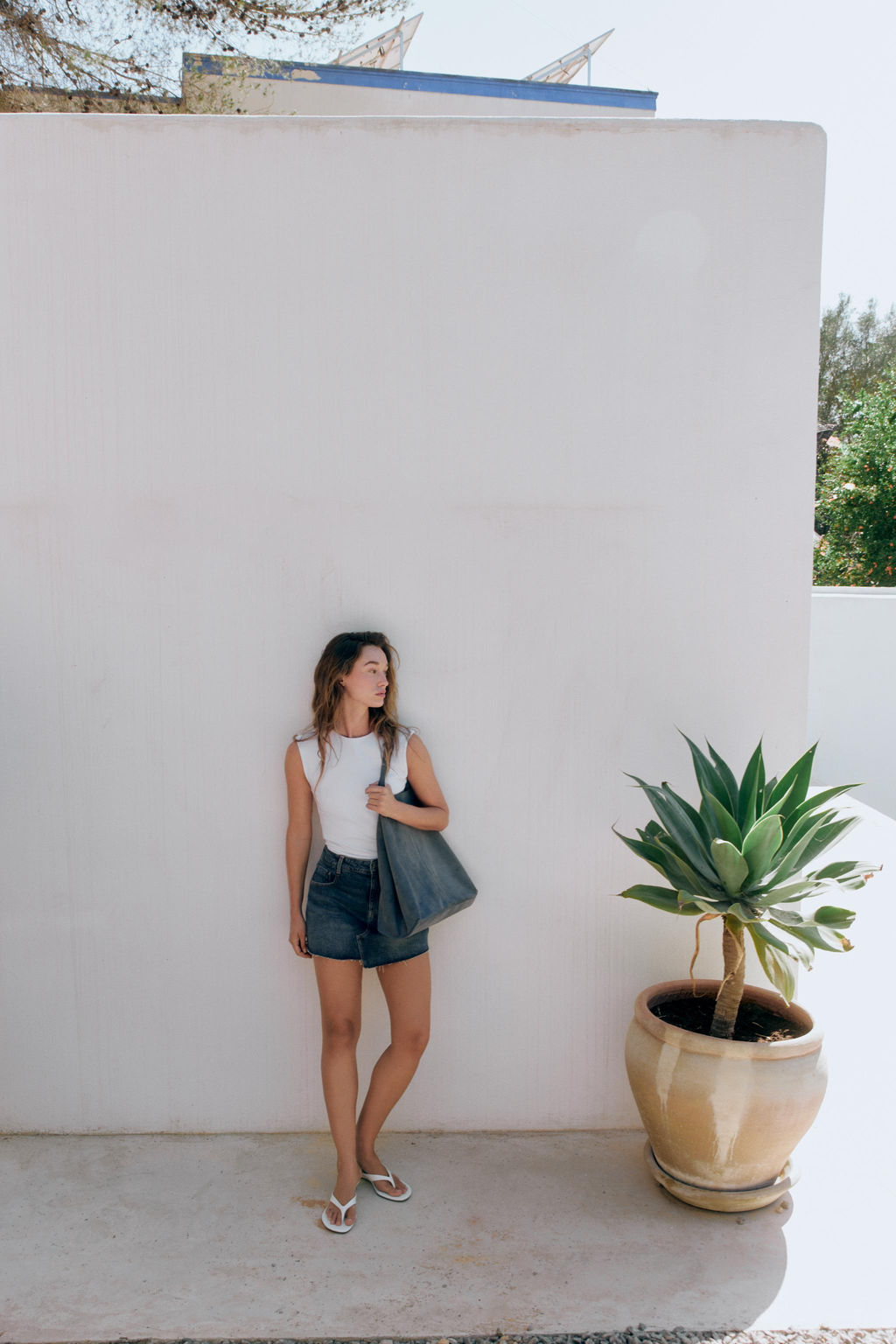 CAMISETA MANGA SISA / Blanco - Zara фото 4