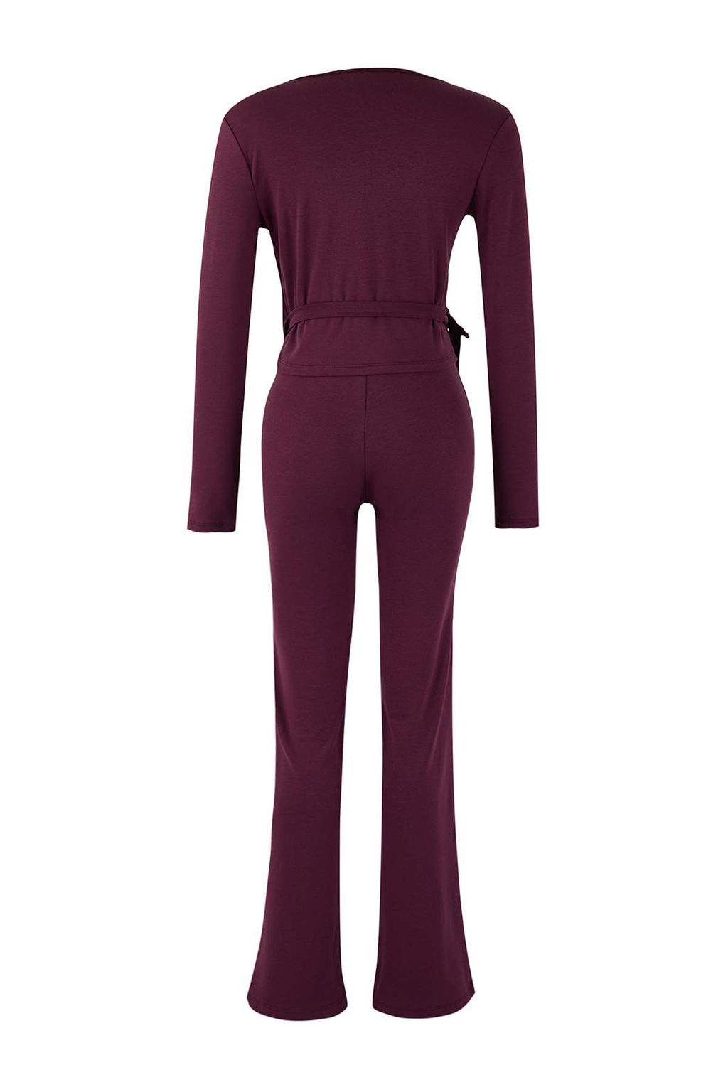 Murdum Kruvaze Kapama Vucuda Oturan Uzun Kollu Esnek Orme Alt-Ust Tak?m TWOAW26AU00029