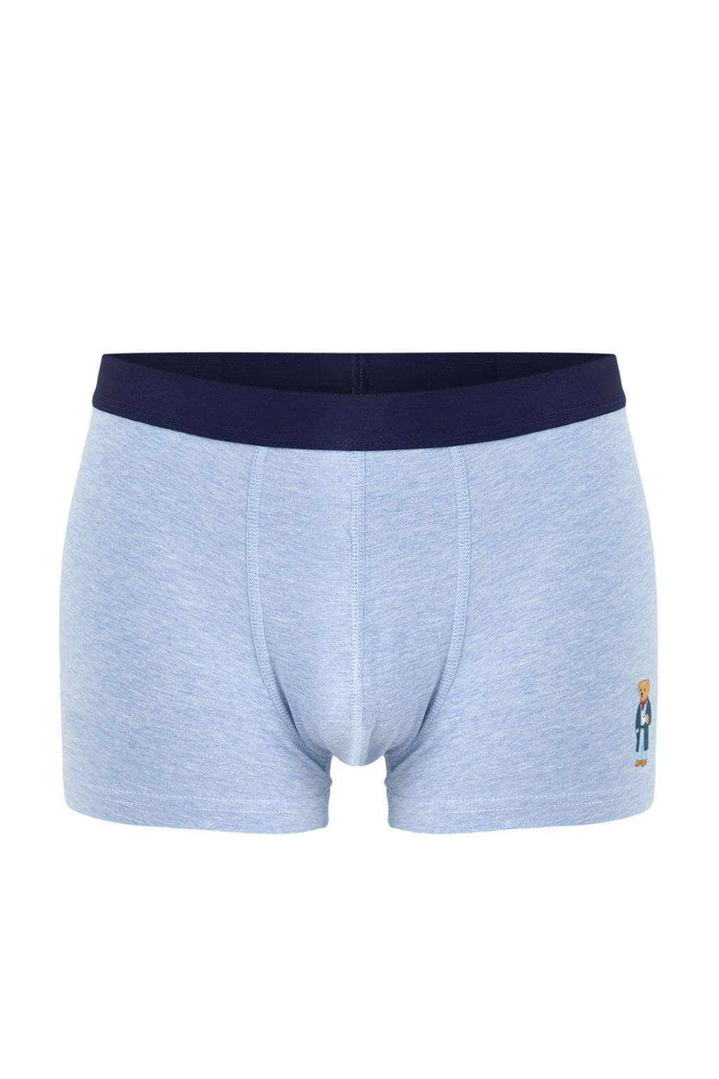 TRENDYOL MAN Cok Renkli 3lu Paket Ay? Bask?l?-Duz Esnek PamukluBoxer TMNSS25BX00008 - Trendyolmilla фото 7