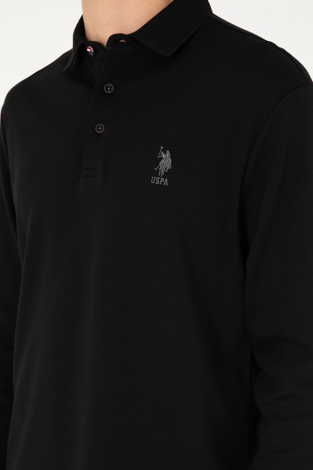 Мужской черный базовый свитшот Неожиданная скидка в корзине - U.s. polo assn фото 21