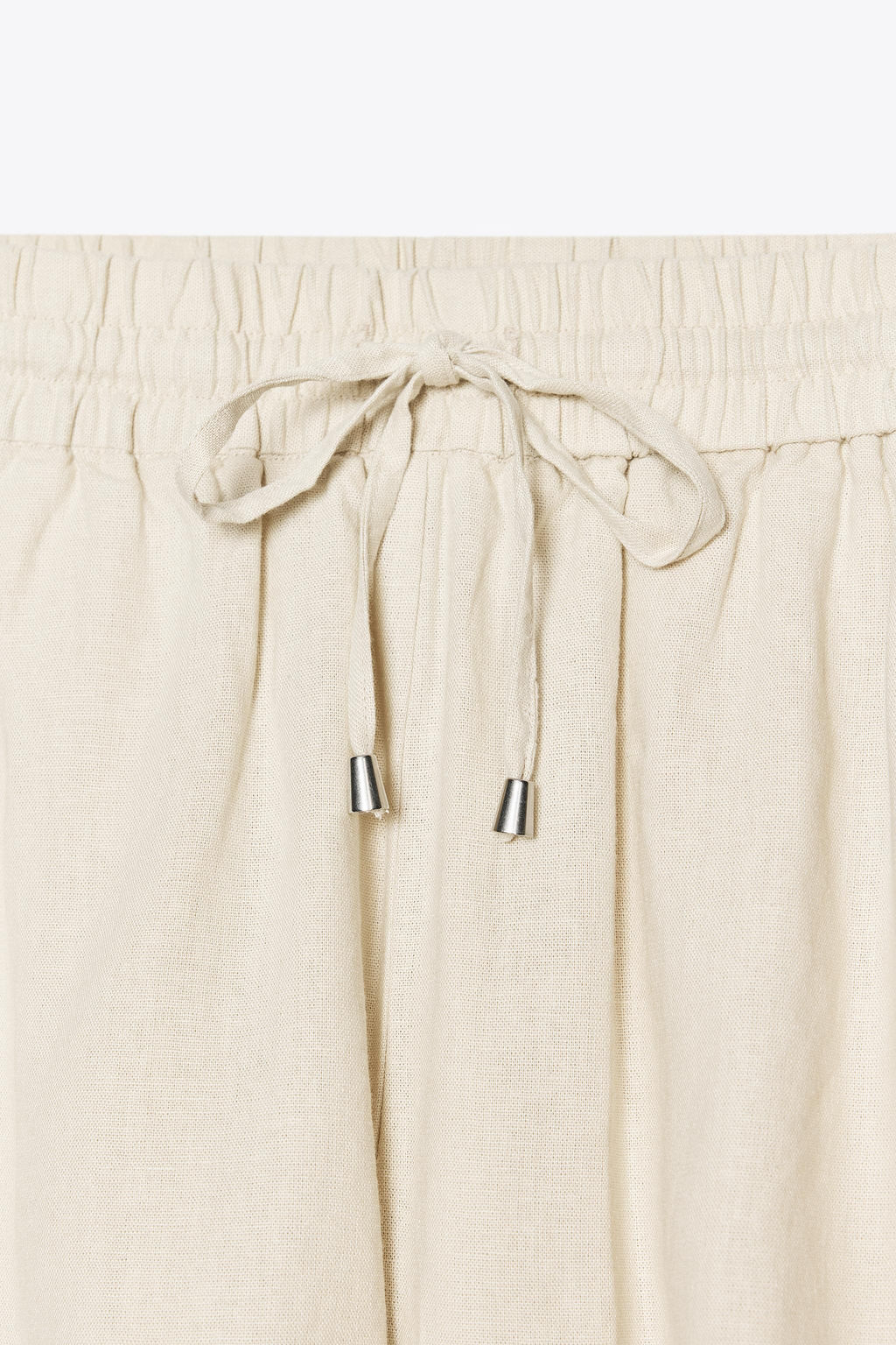 LINEN BLEND BOXER BERMUDA SHORTS - Zara фото 37