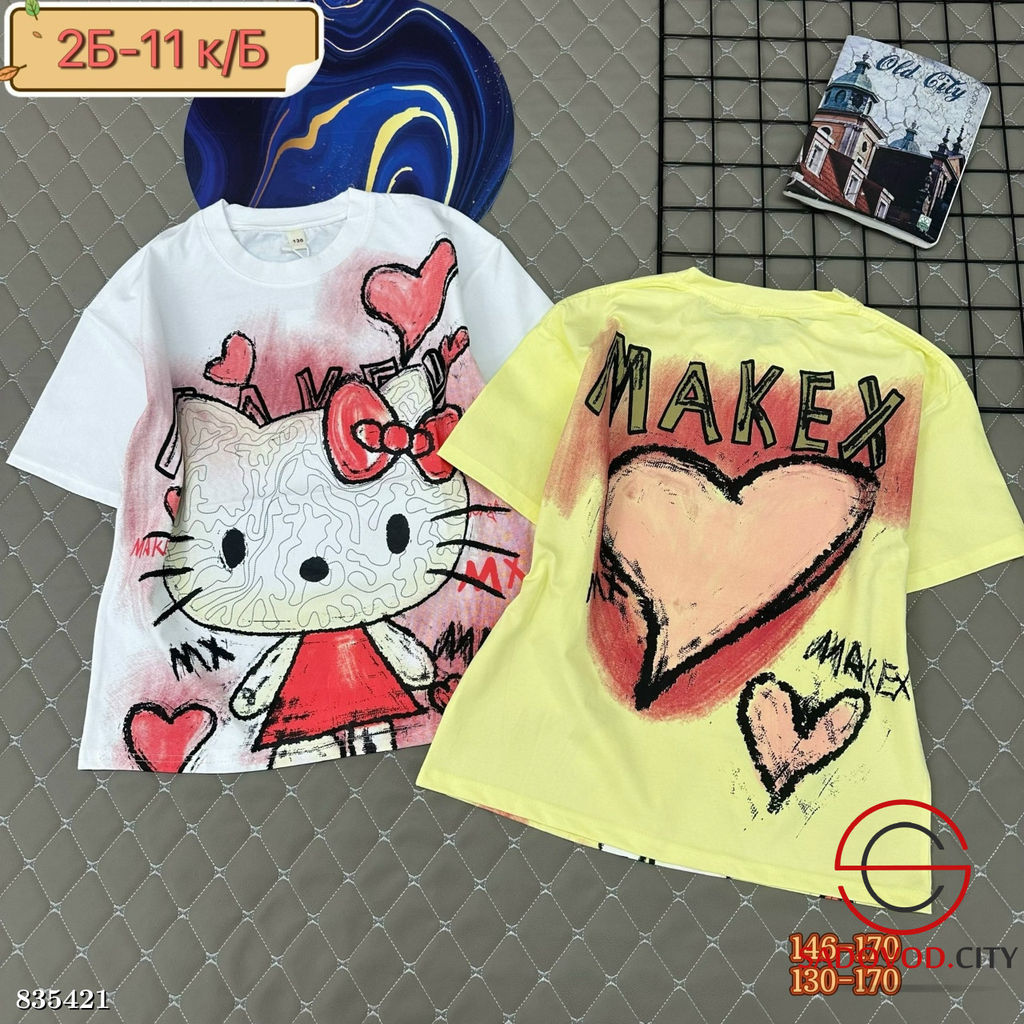 Футболка для девочки с рисунком