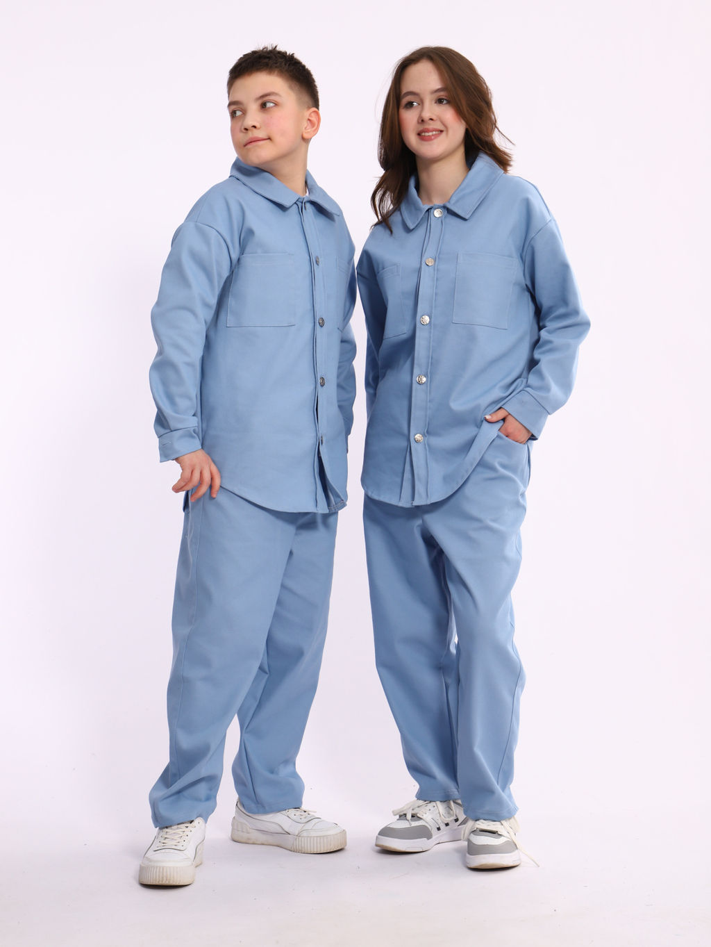 Комплект "Деним" голубой