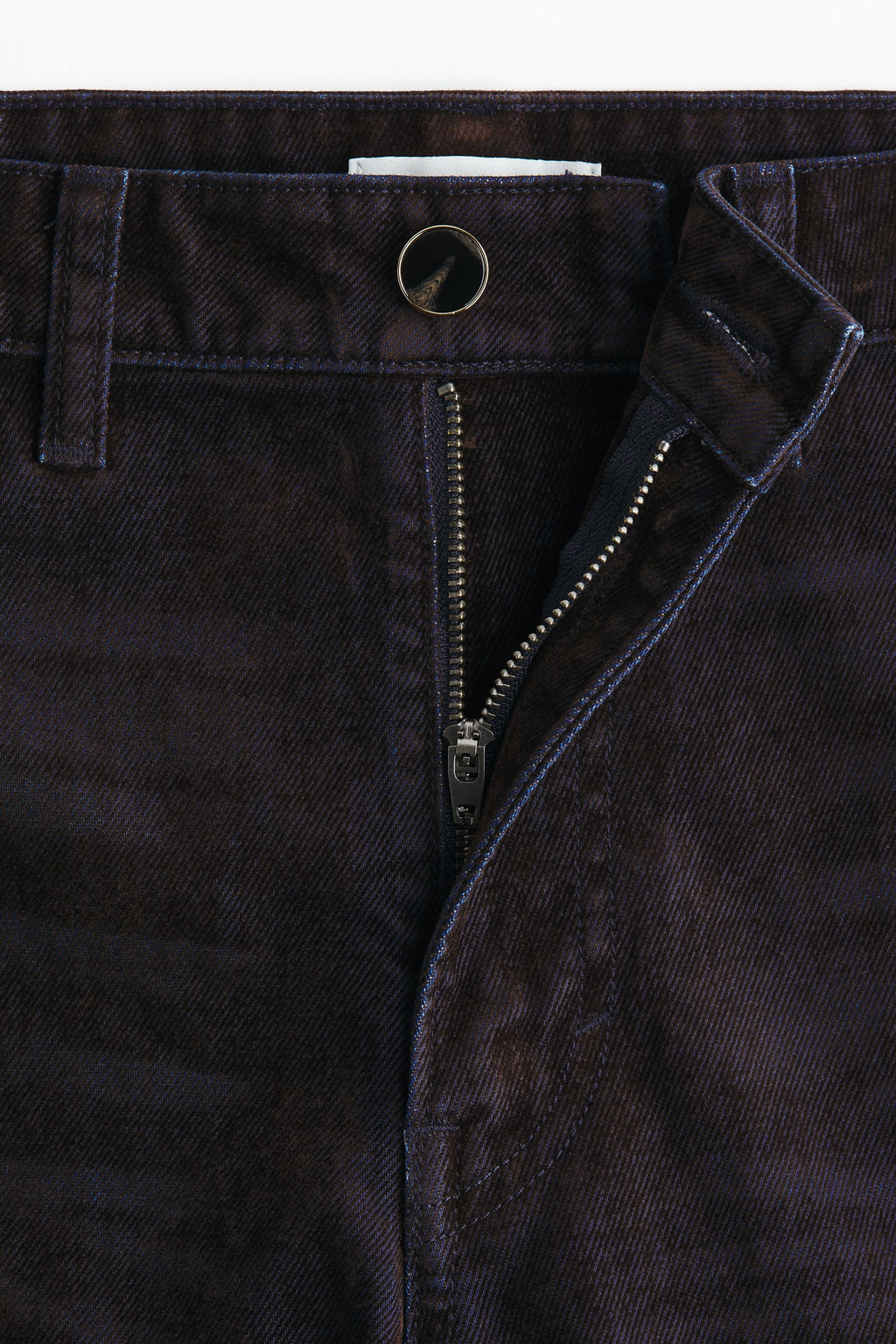 Straight High Jeans con acabado afelpado - H&m фото 4