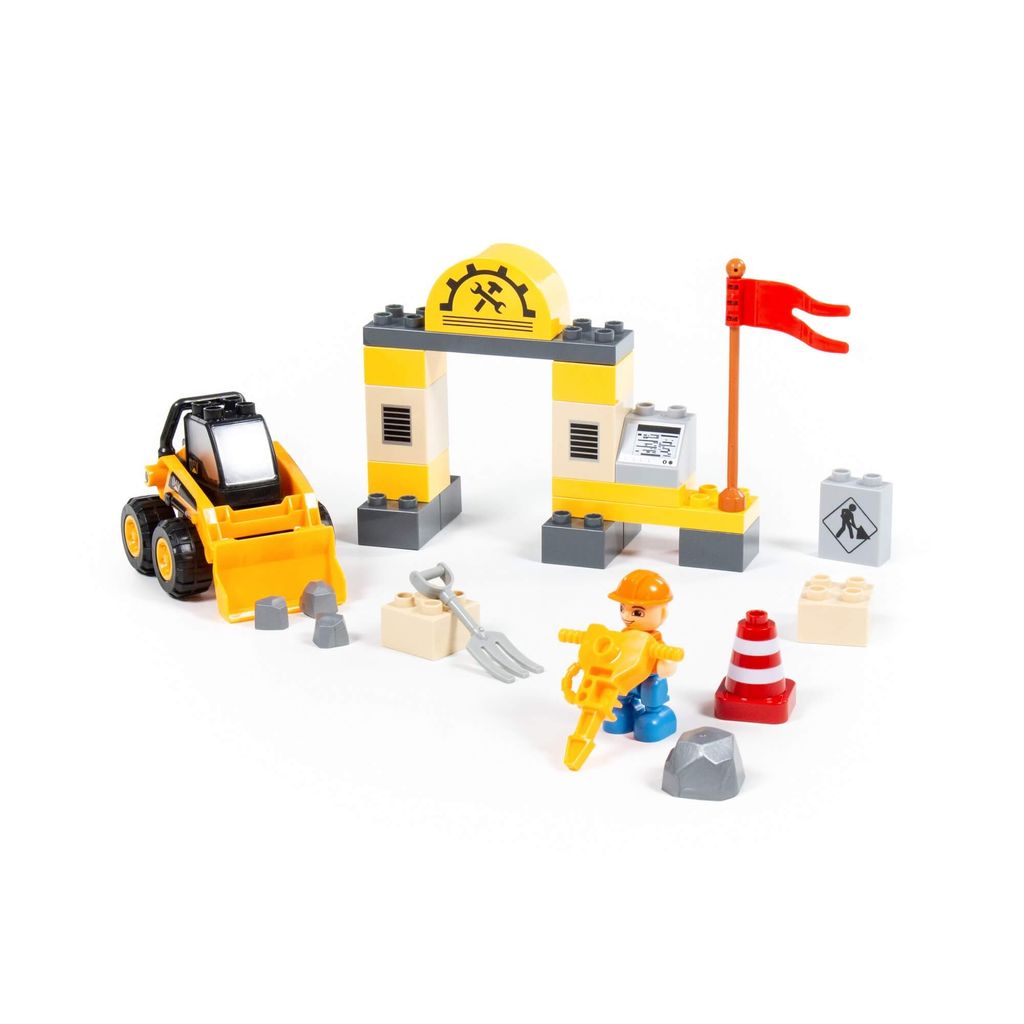 Конструктор Макси - Строительная фирма (36 элементов) (в коробке) - Полесье фото 3