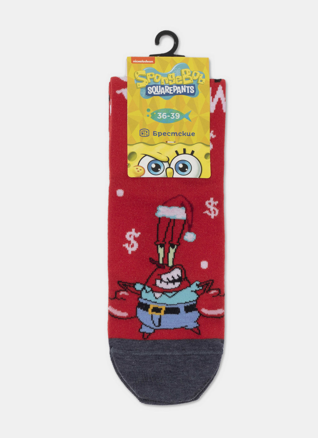 Цена за 2 пары. Носки новогодние КРАСНЫЙ - Conte elegant фото 6