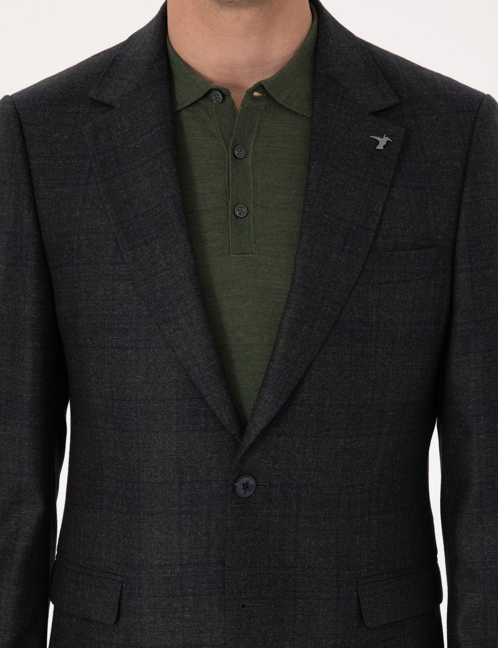 Ye_il Slim Fit Ceket