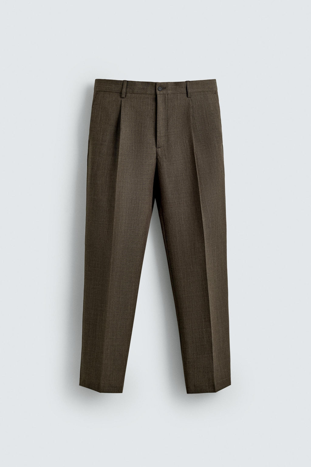 PANTAL?N REGULAR FIT 100% LANA / Vis?n - Zara фото 7