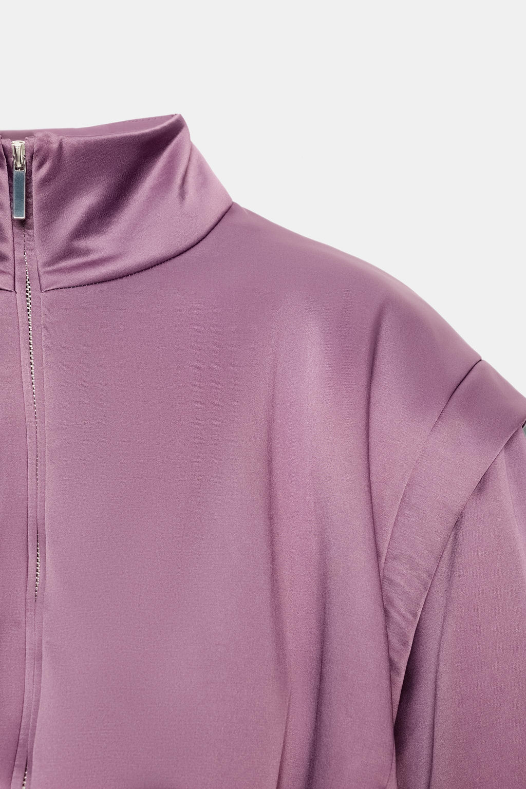 PUFFER JACKET WITH DEFINED SHOULDERS - Zara фото 20