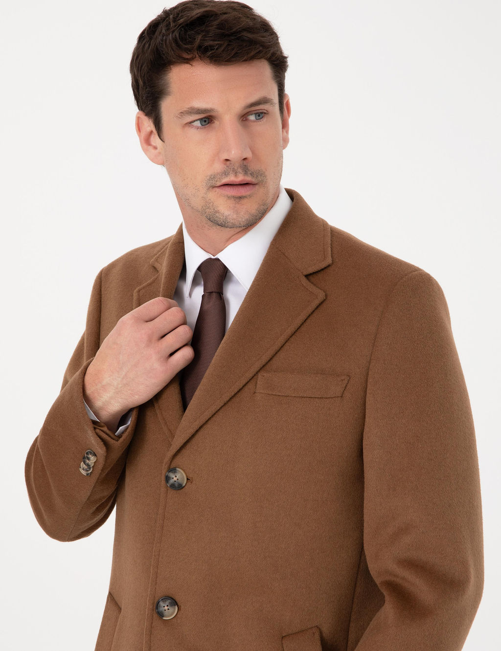 Vizon Ex Slim Fit Y_n Kar___ml_ Palto