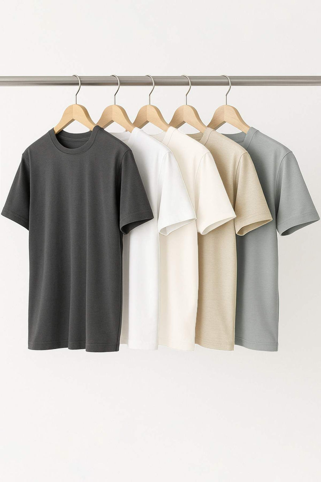 TRENDYOL MAN Cok Renkli 5li Paket Regular/Normal Kesim Basic %100 Pamuklu T-Shirt TMNSS24TS00082 - Trendyolmilla фото 7