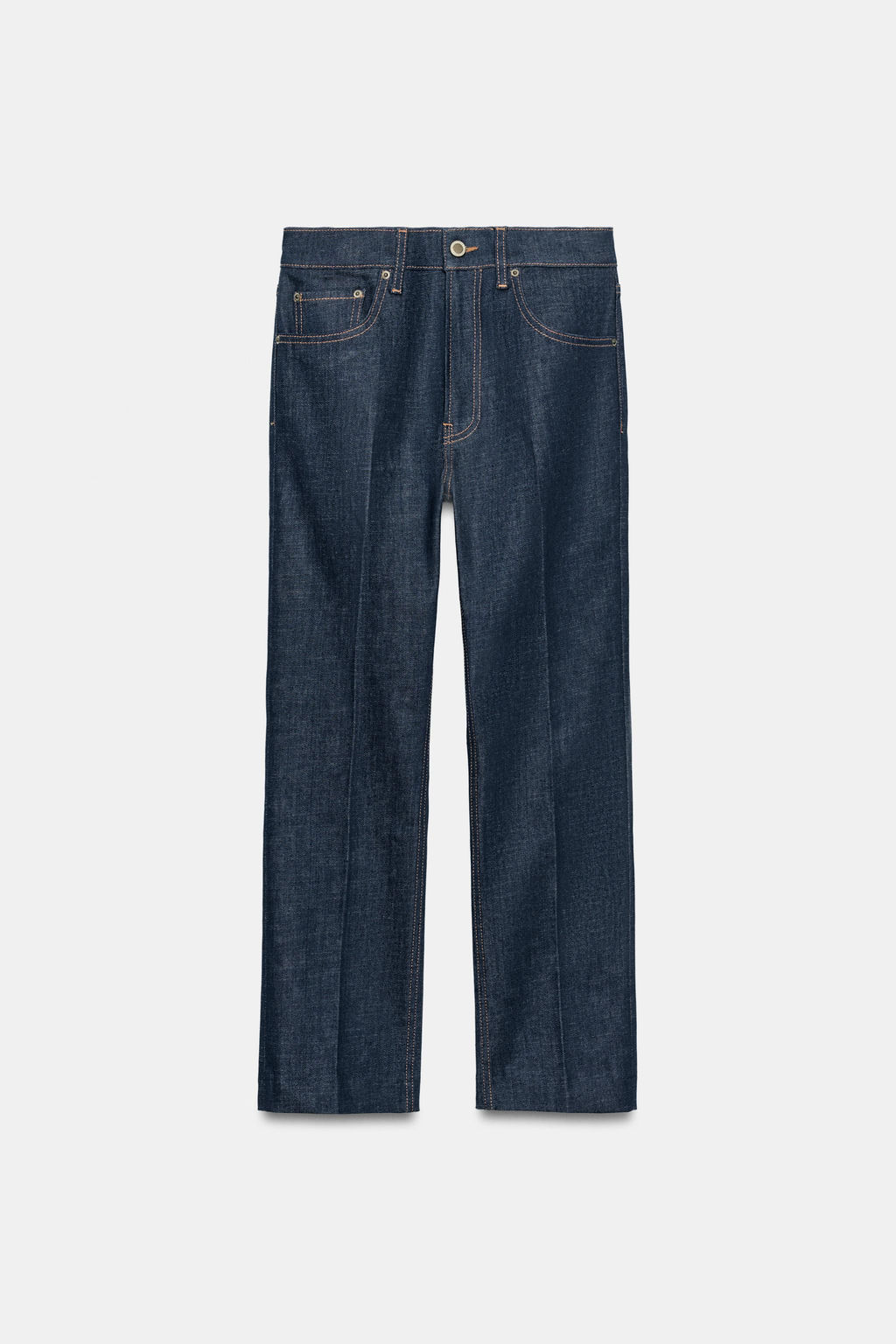 JEANS ZW COLLECTION BOOTCUT TIRO MEDIO / Azul medio - Zara фото 7