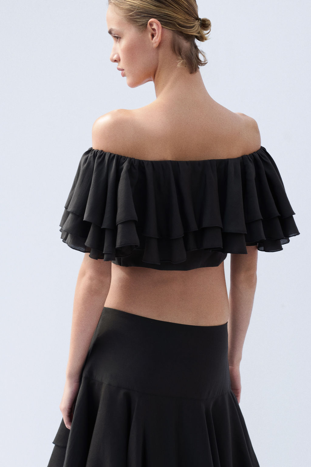 Top off-the-shoulder con volantes - H&m фото 4