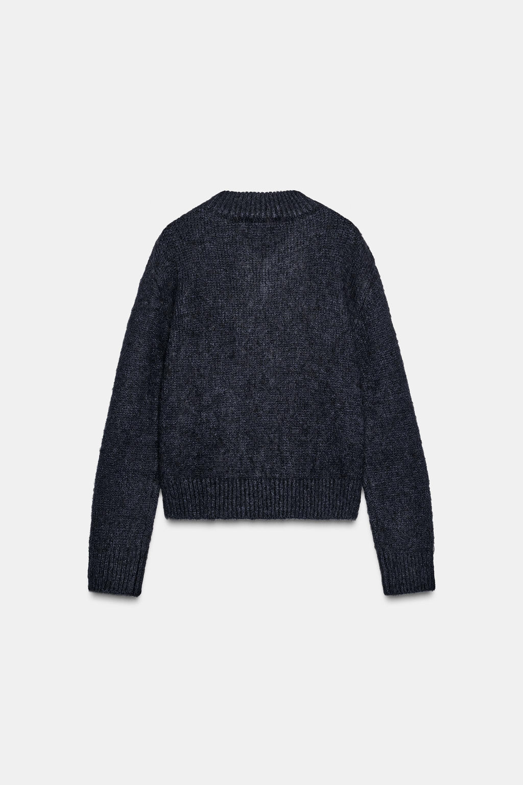 WOOL AND ALPACA V-NECK JUMPER