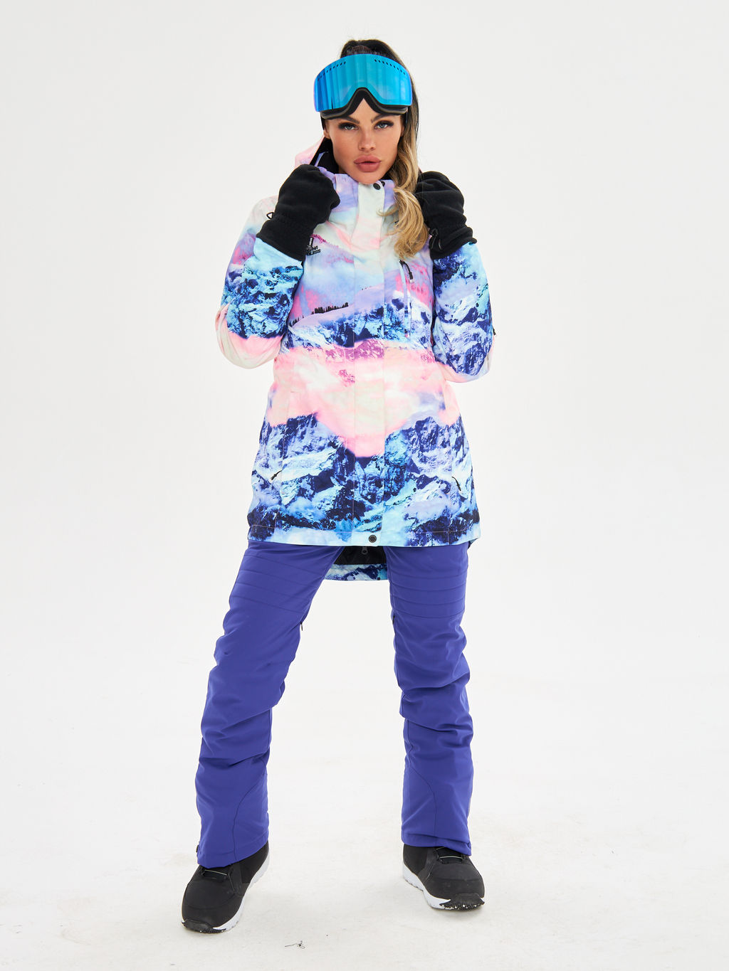 Женская горнолыжная сноубордическая куртка Alpha Endless Ultra Chaleur SNB 423/316_9 Разноцветный  фото 28