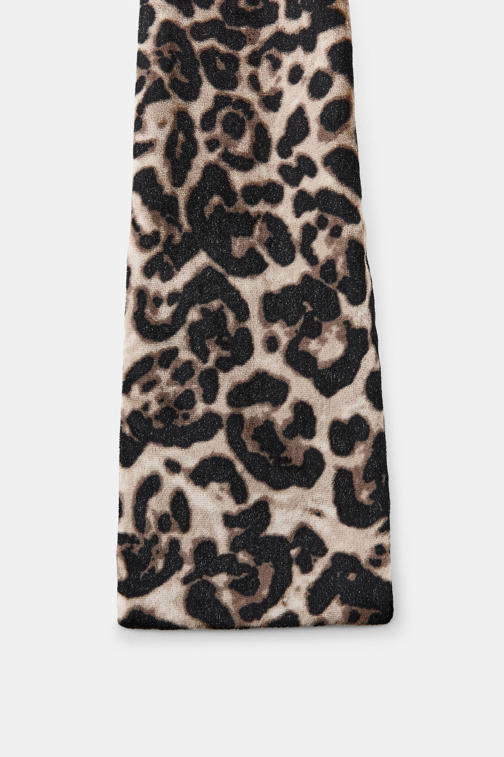 ANIMAL PRINT VELVET SCARF - Zara фото 3