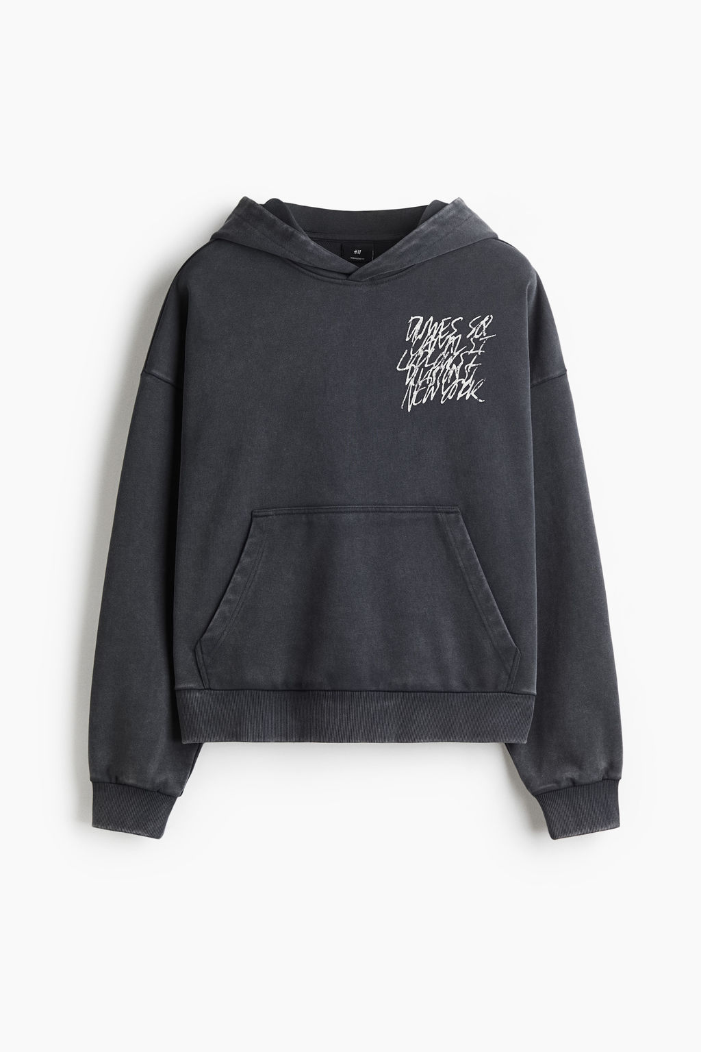Sudadera con capucha y estampado Oversized Fit - H&m фото 4