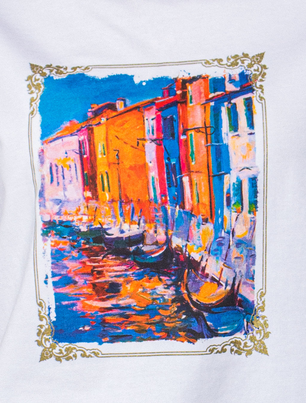 VILATTE / Футболка из премиального хлопка с авторским принтом фото 2