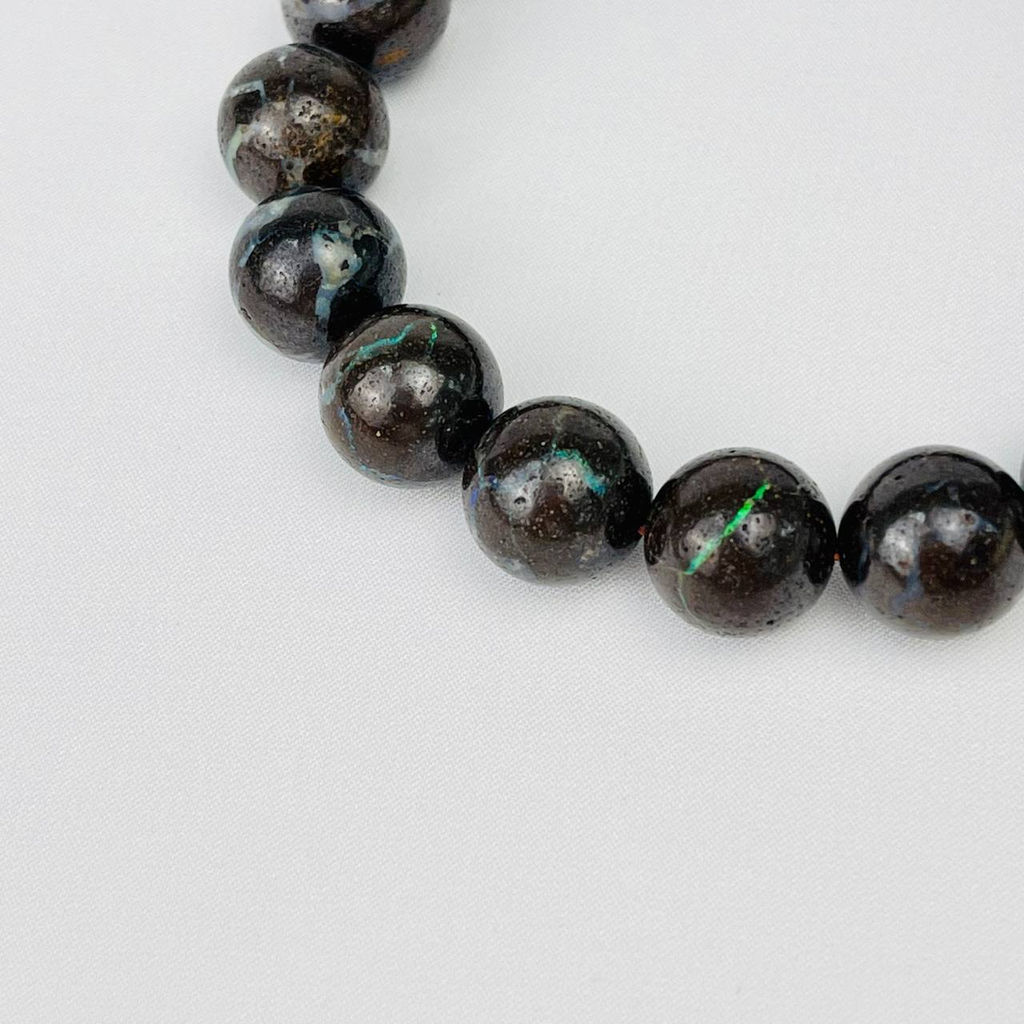 Браслет из древесного Опала 19 см - Радуга самоцветов фото 2