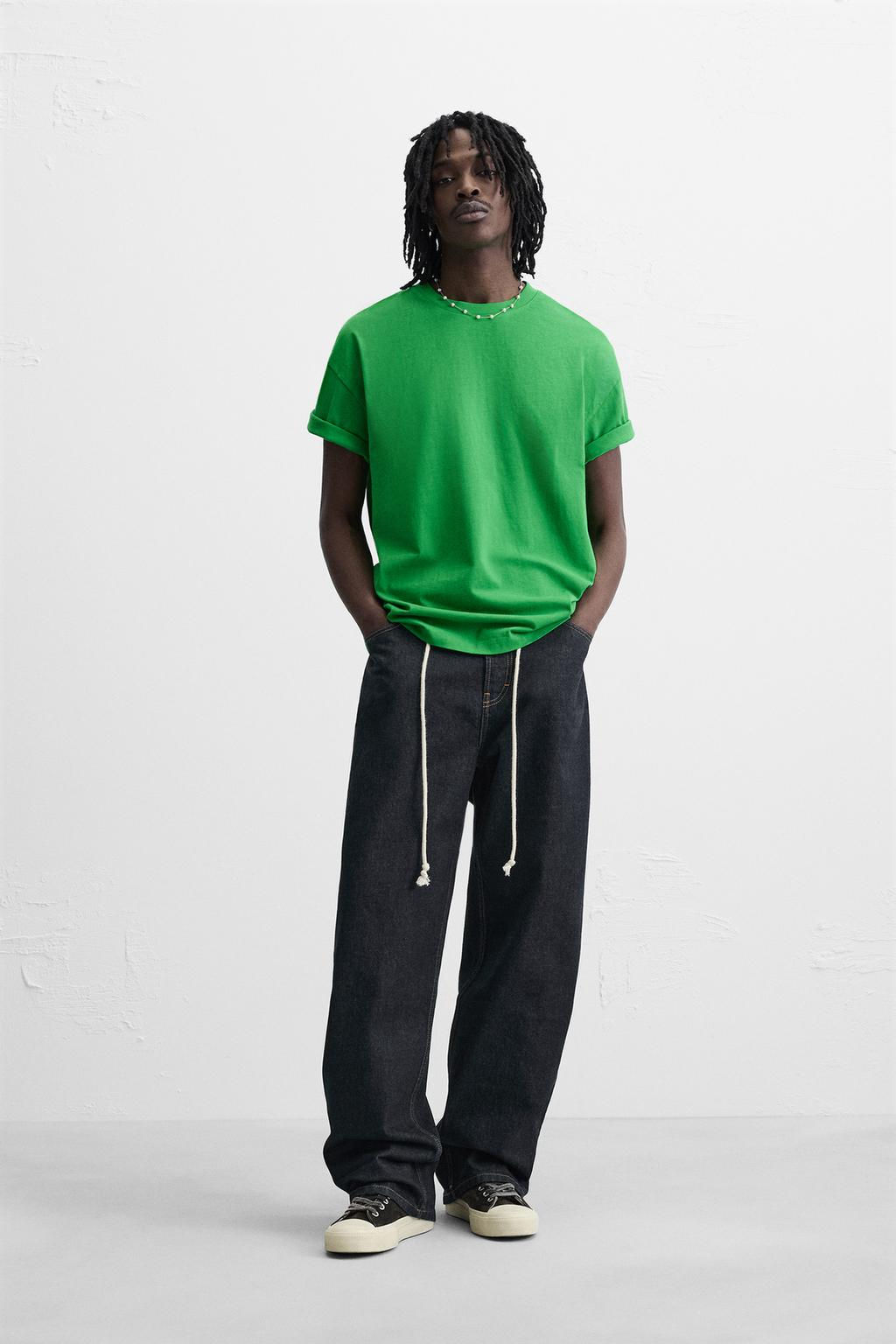 BASIC HEAVY WEIGHT T-SHIRT - Zara фото 86