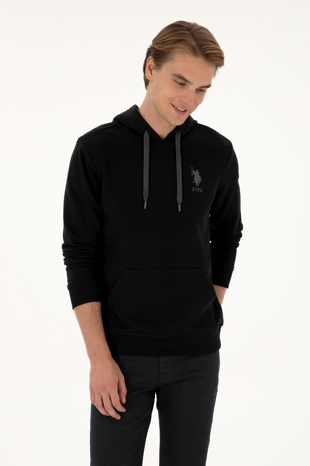 Erkek Siyah Basic Sweatshirt Sepette S_rpriz _ndirim - U.s. polo assn фото 10