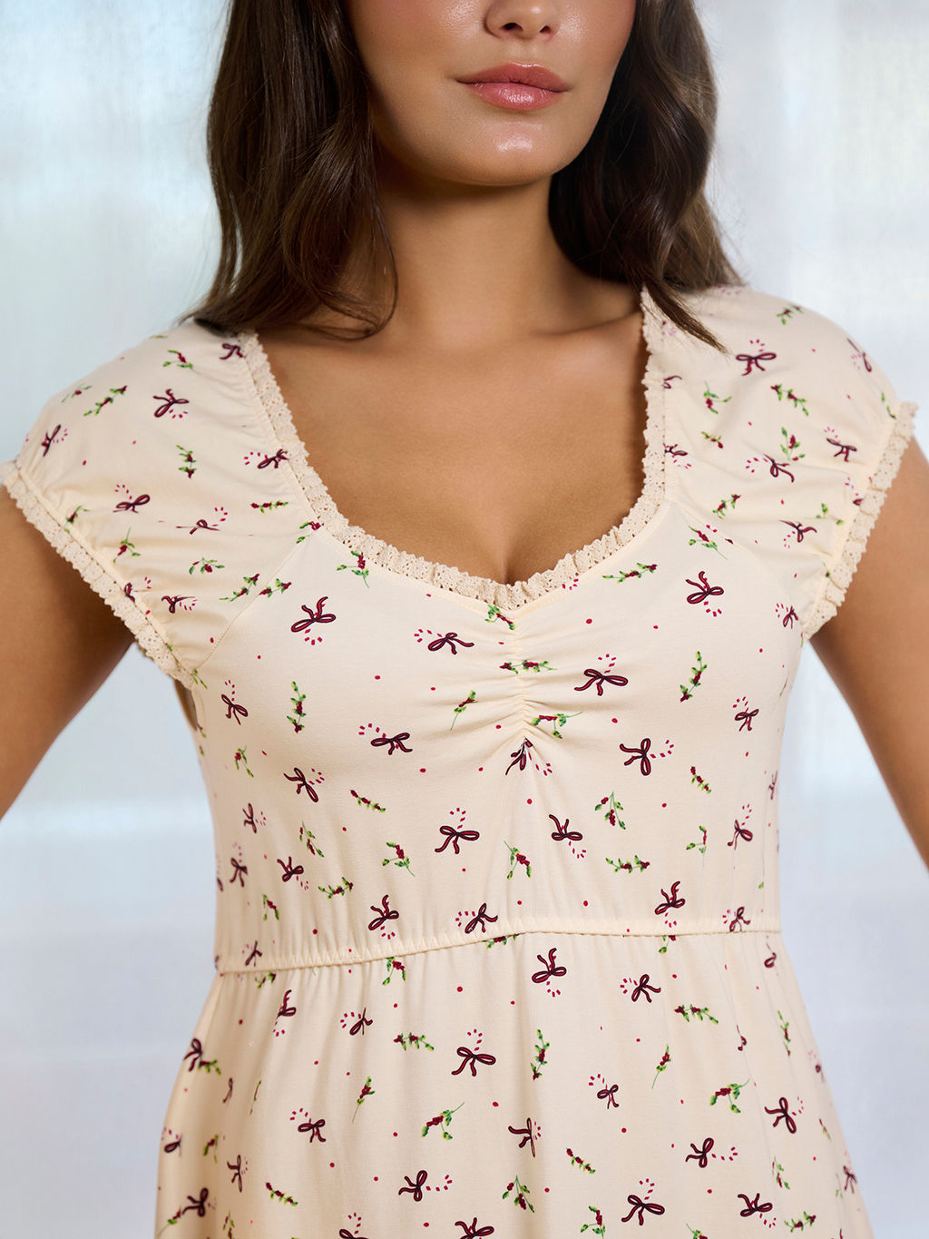 Женская ночная сорочка Indefini (Арт. 5204SDX) фото 6